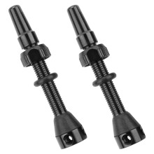 Tubeless Tire Valve Stems CNC Machined Aluminum Caps With Backflow Sealant, Lightweight, 2 Pack For Cars And Bikes
