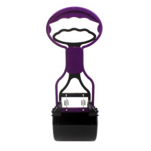 Dogs Pooper Scooper for Pet Owners Purple Dog Poop Scooper for Puppies, Puppy Supplies, Pet Waste Cleanup