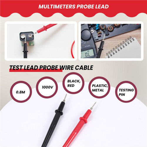 Multimeter Meter Universell Messleitungs Wire Kabel 1000V 0.8M 2