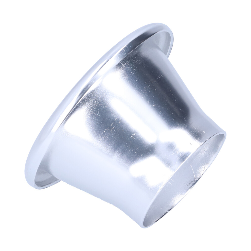 2.6In Aluminum Turbo Horn Adapter For Car Intake Decoration Silver 9391378777191