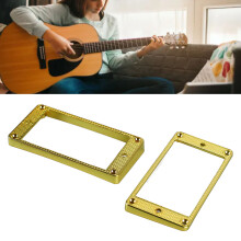 2 Stück Metall Gitarrenschaltkreufrahmen-Set für Steg & Hals Musikinstrumente