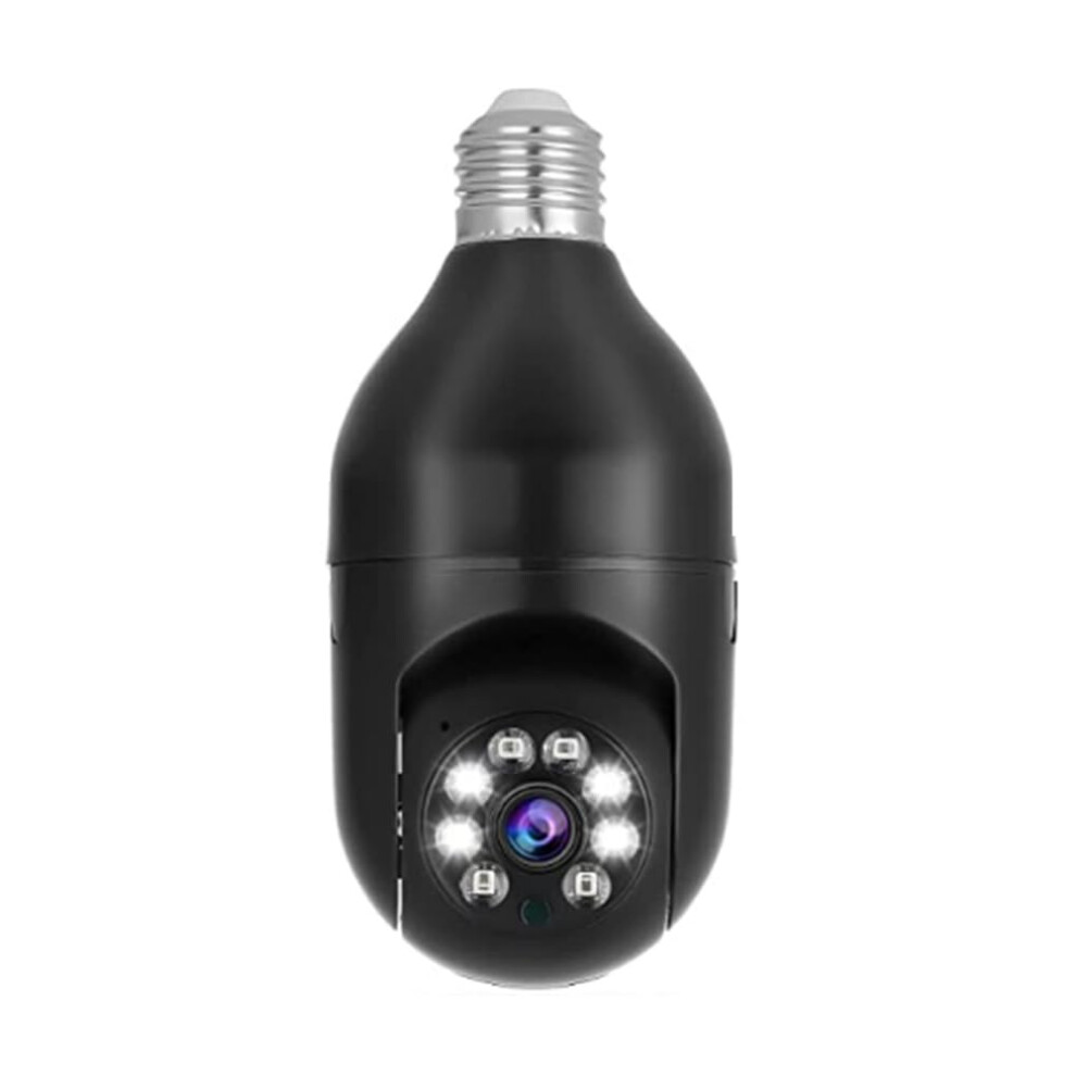 Ip Camera E27 Bulb 1080P Wireless Full Color Night Vision Auto Human Tracking Video Surveillance Ptz Cameras 9199774521086
