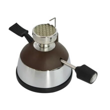 Portable Coffee Siphon Maker, Universal Mini Gas Burner, Mocha Heater For Brewing, Tabletop Coffee Stove, Brown