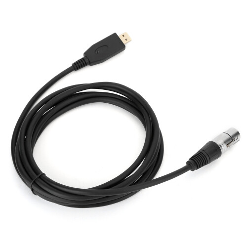 Soluție de conectare a microfonului, adaptor XLR la USB cu alimentare Phantom necesară, compatibilitate universală pentru microfoane dinamice și 2