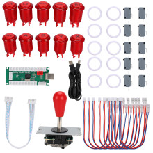 Zero Delay USB Encoder For Arcade Game Machine LED Arcade Game DIY Parts Game Controller Support Raspberry Pi Retro Controller Heat Resistant Plastic