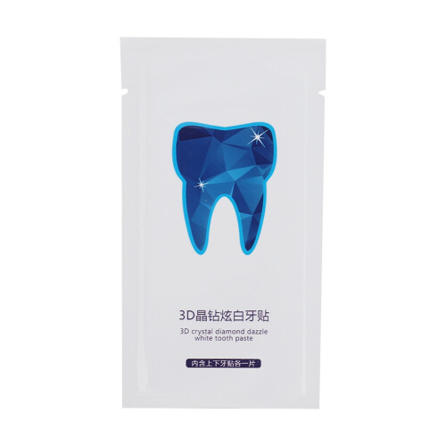 Φυσικά συστατικά λεύκανσης Hollywood Smile Kit Ταινίες δοντιών με γεύση μέντας Αφαιρεί