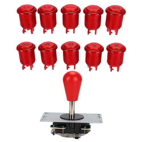 Zero Delay USB Encoder For Arcade Game Machine LED Arcade Game DIY Parts Game Controller Support Raspberry Pi Retro Controller Heat Resistant Plastic 1