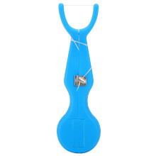 Poignée ergonomique, fil de nylon soyeux ultra fin, porte-fil dentaire réutilisable, design ergonomique, haleine fraîche, outil de fil dentaire