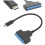 Adaptador SATA com design portátil, compatível com troca a quente e plug and play para SSDs e HDDs de 2,5 polegadas, conversor USB de alta 8