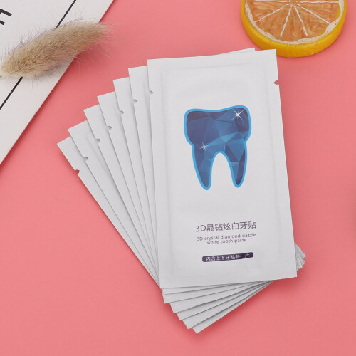 Φυσικά συστατικά λεύκανσης Hollywood Smile Kit Ταινίες δοντιών με γεύση μέντας Αφαιρεί 2