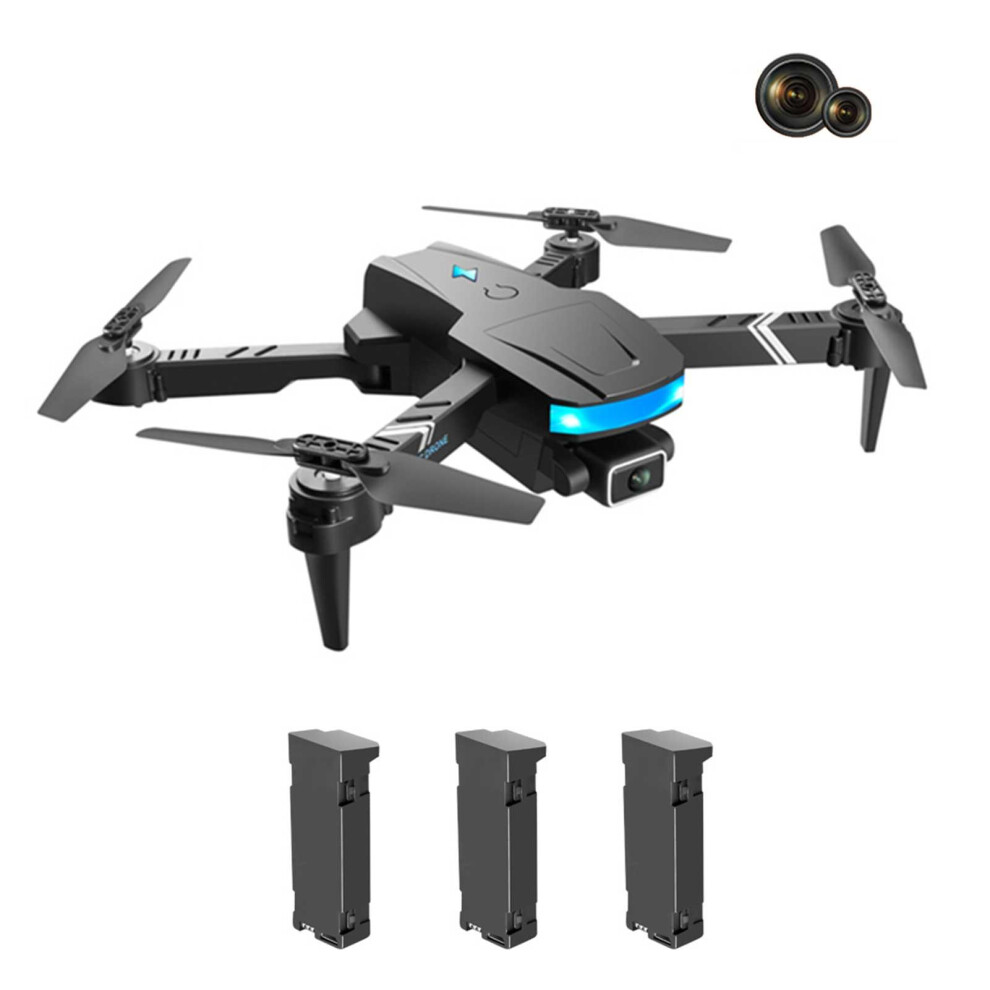 Camera Drone for Adventurers, Foldable Remote Control Quadcopter with Altitude Hold and Gestures Selfie, Voice Control, Ideal for Beginners and Kids