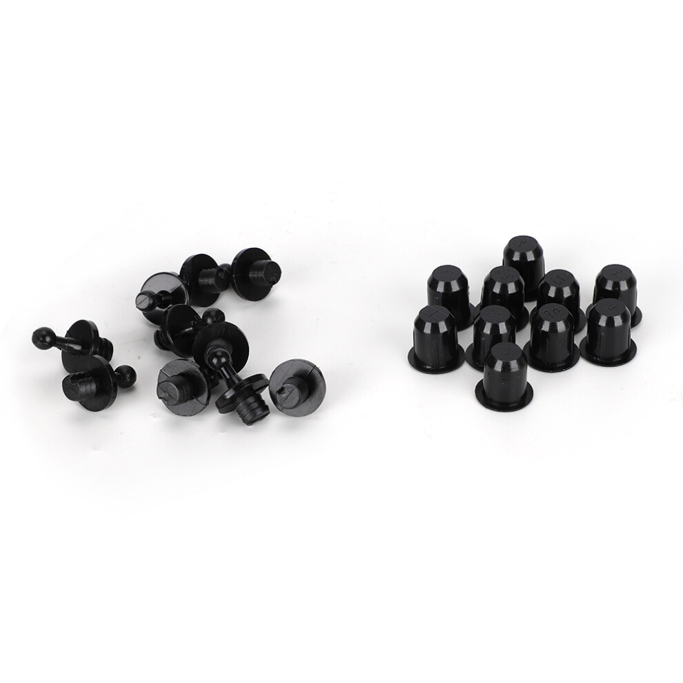 Automotive Fender Liner Retainer Fasteners, Non Corrosive Plastic Rivets Push Type Design, Door Interior Trim Panel Retainer For Honda Acura Replaceme 9176269246075