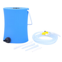 BPA Free Enema Kit for Colon Detox Transparent Enema Bucket with Anti Backflow Reusable Enema System for Effective Colon Cleansing Therapy