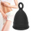Coupe menstruelle en silicone Taille L noire, réutilisable douce. 1
