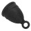 Coupe menstruelle en silicone Taille L noire, réutilisable douce. 2