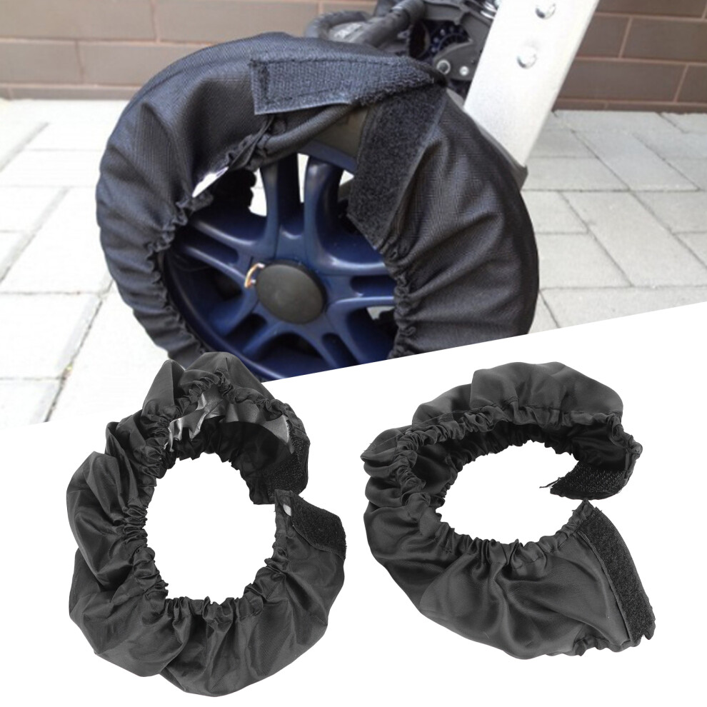 Stroller Tire Protector Cover 2 Pack Oxford Cloth Dustproof for 12-16cm Wheels-image-OPC-PQ8SCKM-NEW