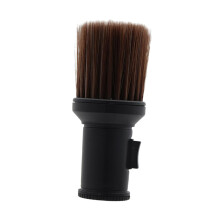 Soft Bristle Neck Duster Hair Cleaner Brush For Salon And Home Use Black Gentle Hair Removal Tool For Barbers