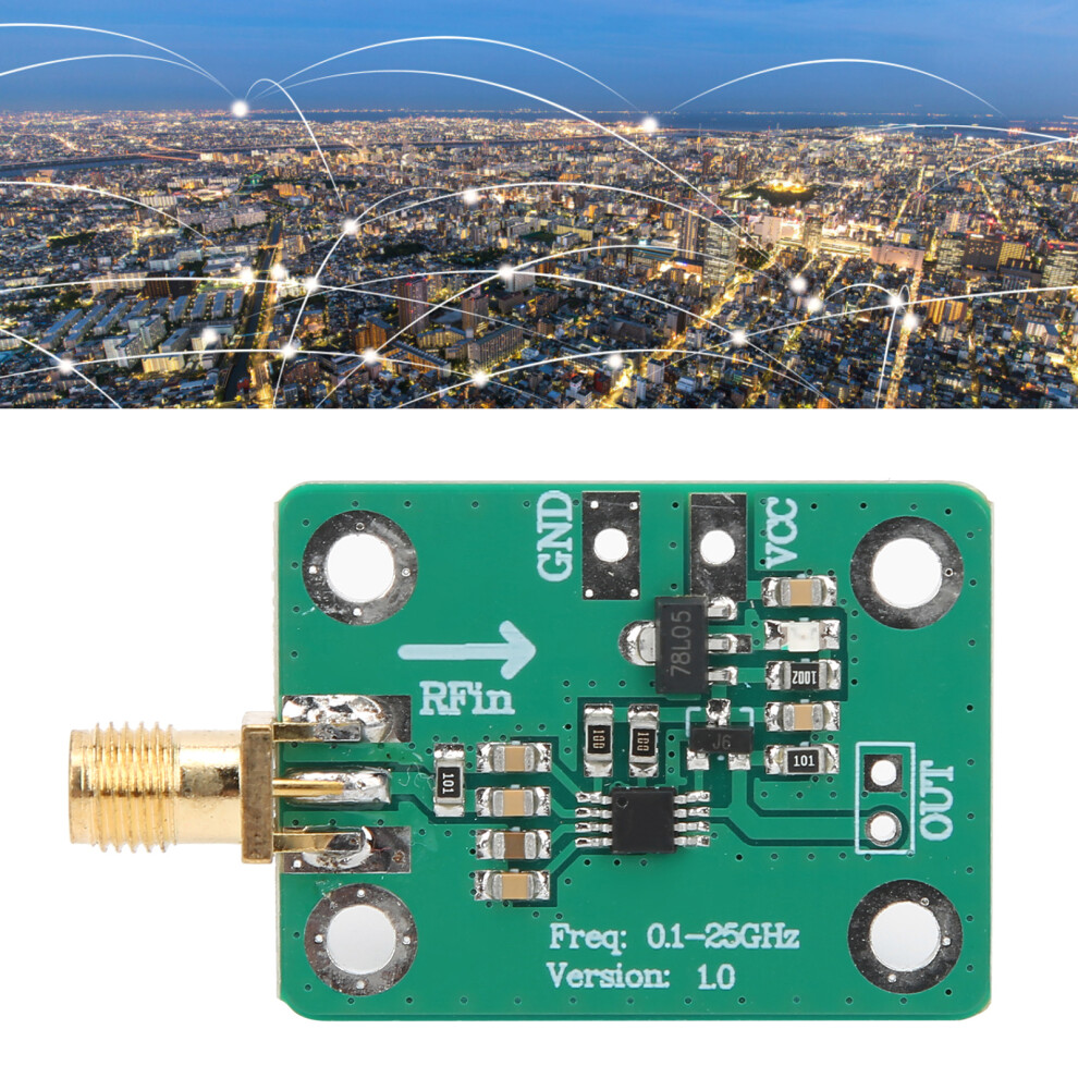 Logarithmic Rf Detector Module 0.1-2.5Ghz Power Meter(7-15V) 8781378786766