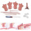 Knitting Machine Accessories Adapter Set Plastic Round Loom Attachments for 22 40 48 Jamit 3