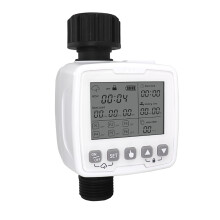 Smart Garden Watering Timer with 6 Programs, LED Display, Automatic Irrigation System for Lawn and Garden, Long Battery Life