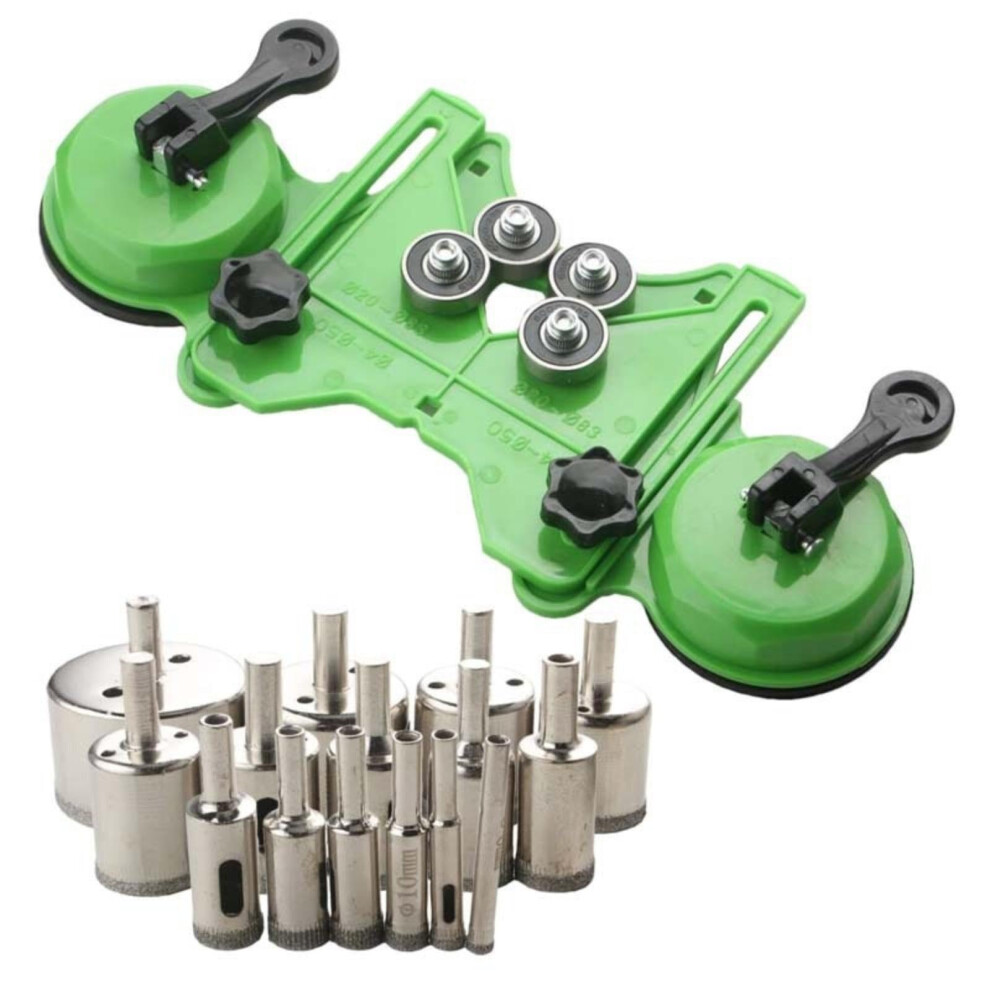 Drill Bit Hole Saw Guide 483Mm Adjustable Portable Hole Locator Holder For Ceramic Glass Marble Tile 9347817412888