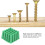 M6 Expansion Tubes 100Pcs - Durable Green Wall Plugs for Versatile Use 6