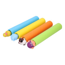 4 Stück Cartoon-Tier Pump Action Wasserspielzeug für Kinder 32 cm Pool Strand