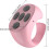 Wireless Camera Remote Portable Wireless Button Clicker Rechargeable Remote For Cell Phone Control Pink 2