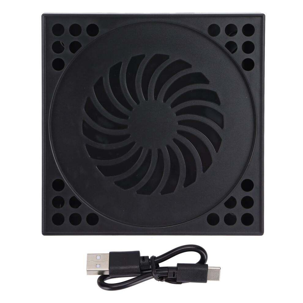 Heat Reducing Cooling Fan Docking Station External Cooler Stand With Dual Fans Prevent Overheating Portable External Cooling Fan Effective Heat Dissip 9012494784787