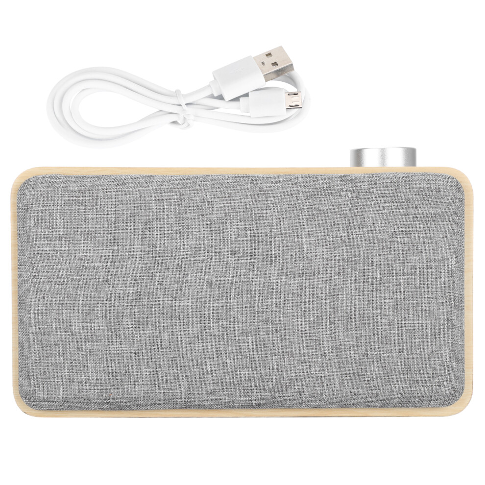 Crystal Clear Performance Bluetooth Speaker, Sleek Refined Design Wooden Bluetooth Speaker With Impressive Sound, Multiple Playback Modes For Home Off 9012494785289