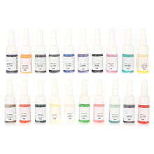 Professional Pigment Kit For Body Makeup, Tattoo Ink Set Featuring Water Based Pigment And Higher Efficiency Coloring Formula, Ideal For Detailed