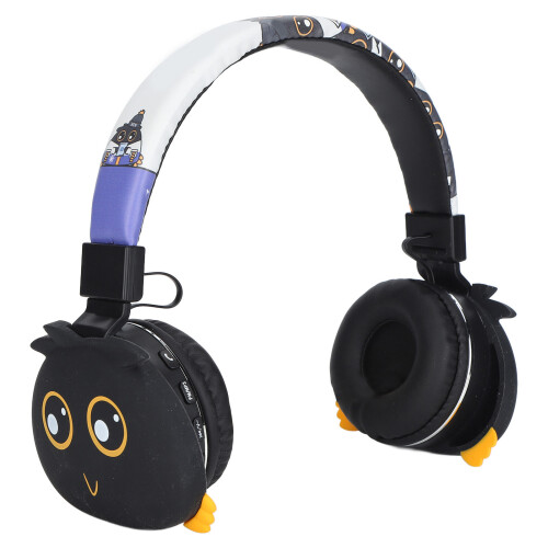 Kids Wireless Headphones Bluetooth Foldable With Volume Control Adjustable Headband Noise Cancellation And Microphone For Virtual Class Learning 1