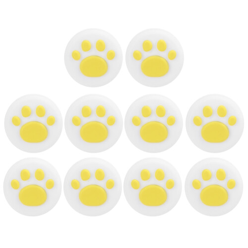 Replacement Thumb Grip, Soft Silicone Material, Comfortable Touch, Anti-Slip Surface for Nintendo Switch & Lite Controllers, Unique Styling with Cute