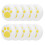 Replacement Thumb Grip, Soft Silicone Material, Comfortable Touch, Anti-Slip Surface for Nintendo Switch & Lite Controllers, Unique Styling with Cute 4