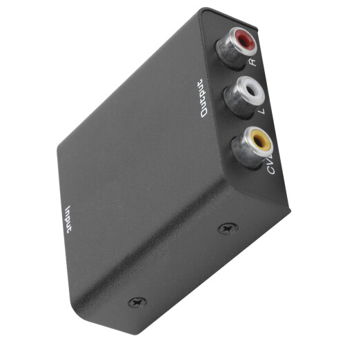 Composite Adapter AV to RF Modulator HDMI Output Support 4K Downscaling Durable Build Metal Frame 1