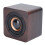 Ηχείο Bluetooth Deep Bass, Φορητό Μίνι Ασύρματο Ηχείο με Κόκκο Ξύλου Καρυδιάς για 3