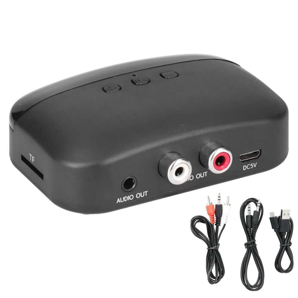 Bluetooth Technology Enabled Audio Adapter For Travelers Multifunction Music Receiver With Nfc Connection And Dual Interface Outputs 9138057418439