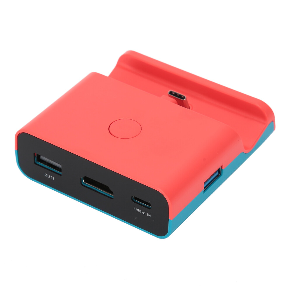 Travel Switch Dock For Nintendo And Laptop Users, 4K Hdmi Port With Usb 3.0 And Pd Charging, Plug And Play Compatible With Oled Switch Steam Deck And 9138057419542