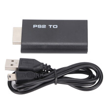 HDMI Adapter for PS2, Unleash Your Console's Potential with Plug and Play Converter, Ensuring Crystal-Clear Video & Audio Output