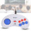Retro Arcade Pad, Wireless Connectivity Turbo Function Rechargeable Battery D-Pad for Sega Genesis Mini, PC, Mac, Steam, Switch (Compact White) 5