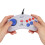 Retro Arcade Pad, Wireless Connectivity 2.4G Turbo Function Rechargeable Battery D-Pad Mode Button, Official Licensed Quick Configuration for Sega Gen 2