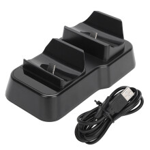 Base di ricarica per gamepad Sony PS5, stazione multi-controller con indicatore LED e indicatore di stato di carica