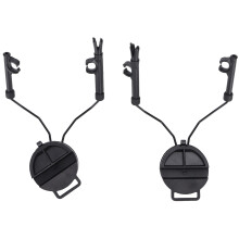 Modular Rail Mounted Earphone Holder For Communication Headsets Multifunctional Monitoring Clock Sata Specification Compliance Universal Suspension Br