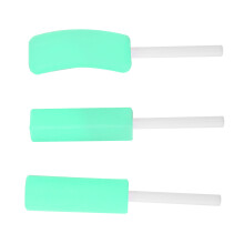 Colher macia para panelas antiaderentes, cabo de polipropileno com lâmina termoplástica, ideal para raspar potes e misturar ingredientes em festas