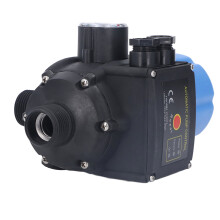 Blue Waterproof Electronic Pressure Switch 0.75KW for Water Pumps 110V–120V