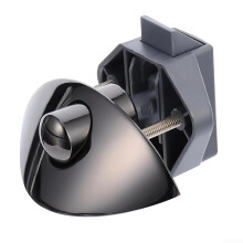 RV Cabinet Push Lock Half Moon Design Zinc Alloy Adjustable Latch for Boat Trailer Motorhome Doors 14mm 16mm Gray
