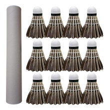 Professional Shuttlecocks Duck Feather Badminton Shuttlecocks 12 Pack Durable Stable Balanced