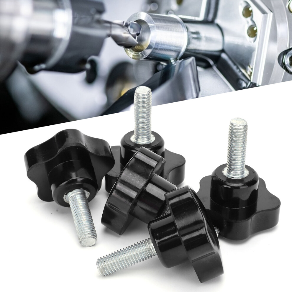 5Pcs Adjustable Locking Handle Knobs M10x50x30 With Nut For Equipment Repairs 8721378792800