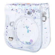 Wasserdichte PVC-Minibag für Fujifilm Instax Mini 11/9/8, Lila, 12,5x6,5x14 cm