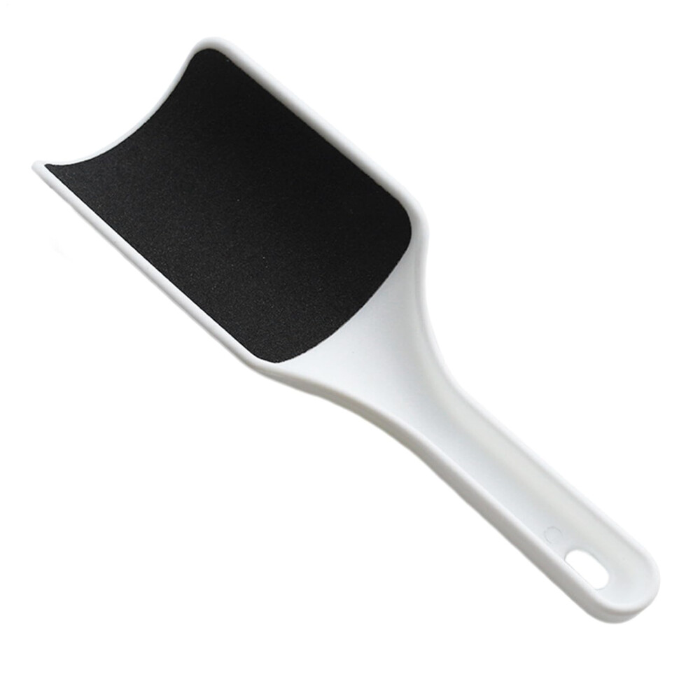 White Foot File Callus Remover Stone Heel Scraper Pedicure Scrubber Portable For Sensitive Skin Cracked Heel